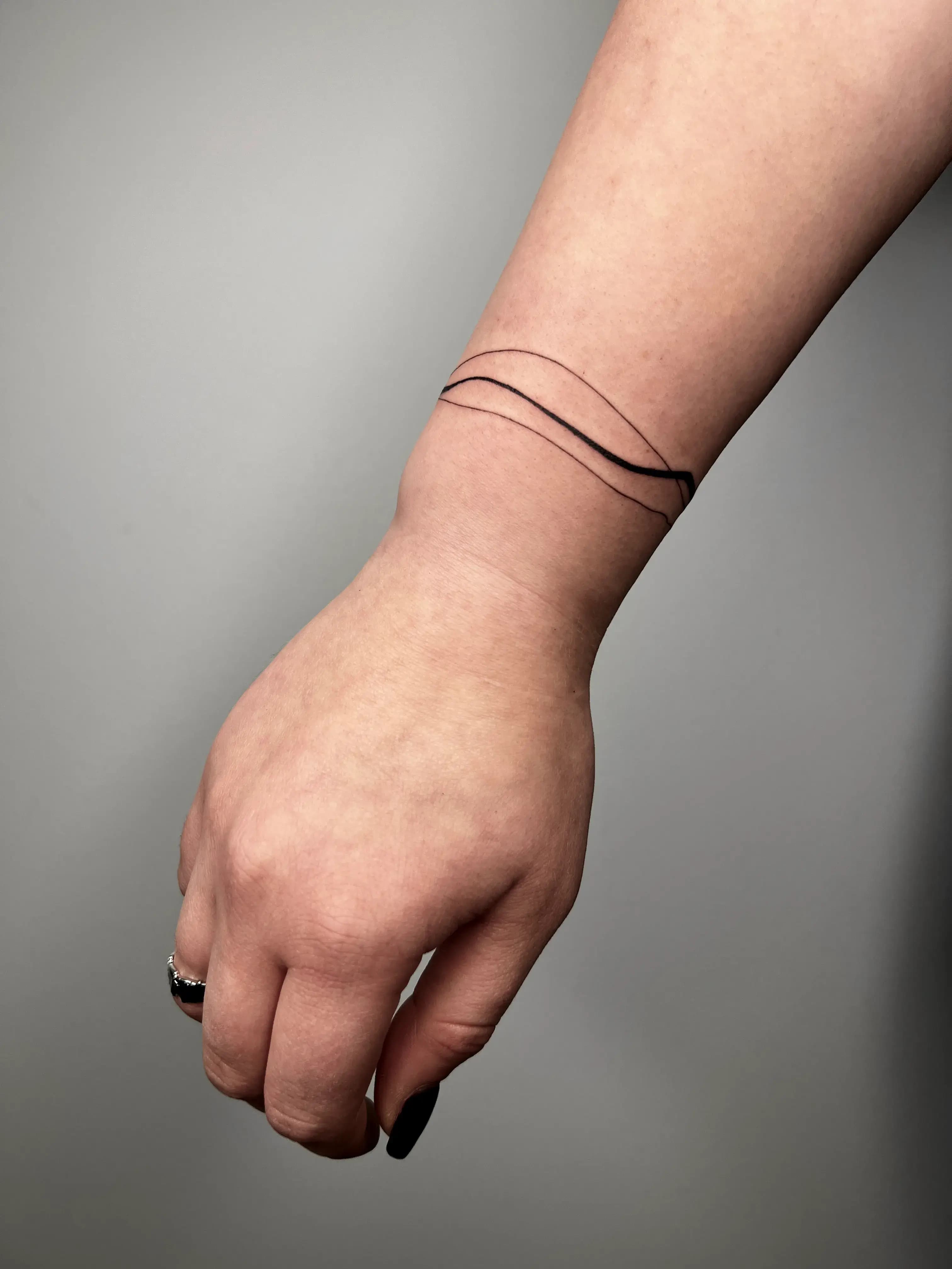Minimal tattoo style example