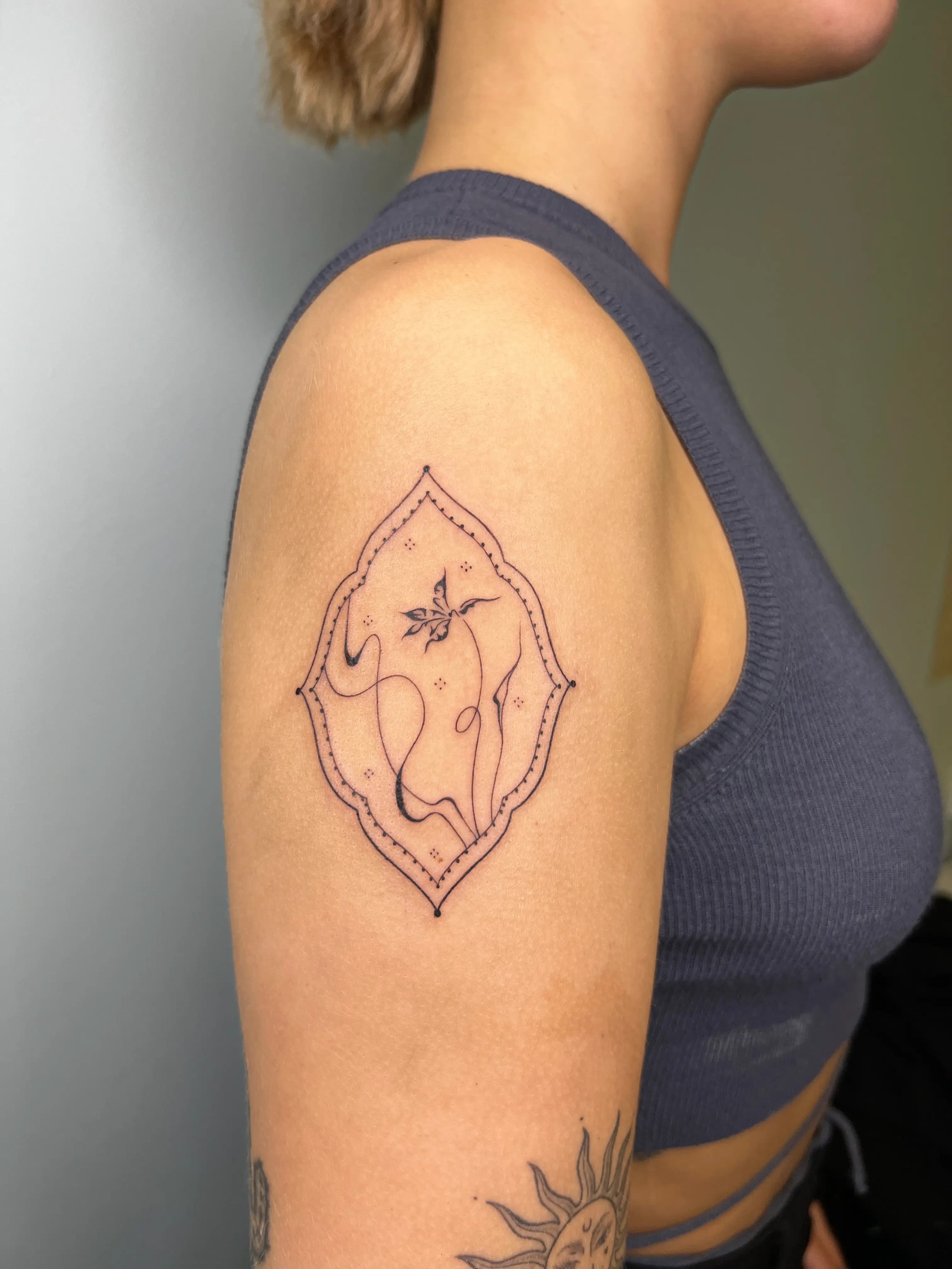 Ornamental tattoo style example